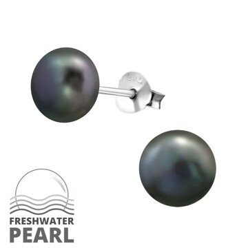 OLIVIE Stříbrné náušnice s perlou TAHITI 4428 Ag 925; ≤0,3 g.