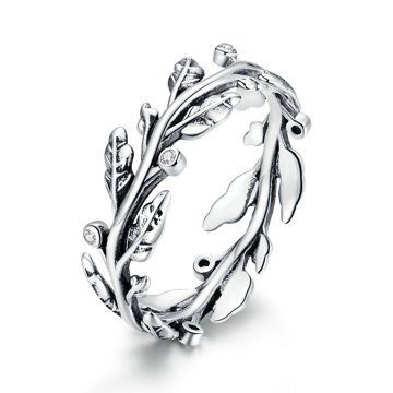 OLIVIE Stříbrný prsten BOHYNĚ 4445 Velikost prstenů: 8 (EU: 57-58) Ag 925; ≤1,7 g.