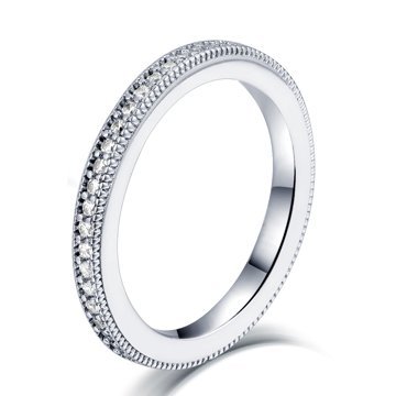 OLIVIE Stříbrný prstýnek AMAZING 4703 Velikost prstenů: 6 (EU: 51 - 53) Ag 925; ≤2,4 g.