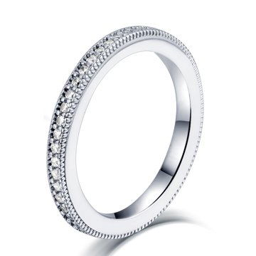 OLIVIE Stříbrný prstýnek AMAZING 4703 Velikost prstenů: 8 (EU: 57 - 58) Ag 925; ≤2,4 g.