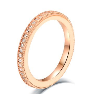 OLIVIE Stříbrný prstýnek ROSE AMAZING 4704 Velikost prstenů: 6 (EU: 51 - 53) Ag 925; ≤2,4 g.
