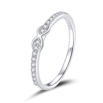 OLIVIE Stříbrný prsten NEKONEČNO 4711 Velikost prstenů: 6 (EU: 51 - 53) Ag 925; ≤1,1 g.