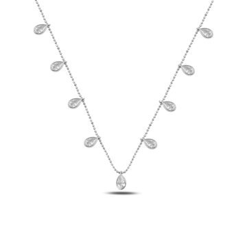 OLIVIE Stříbrný náhrdelník KAPKY 4780 Ag 925; ≤3,8 g.