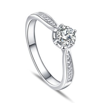 OLIVIE Zásnubní stříbrný prsten PARIS 5080 Velikost prstenů: 6 (EU: 51-53) Ag 925; ≤2,5 g.