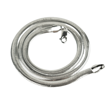 OLIVIE Stříbrný plochý 40cm náhrdelník 5099 Ag 925; ≤14,4 g.