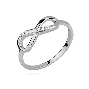 OLIVIE  Stříbrný prsten NEKONEČNO 5301 Velikost prstenů: 7 (EU: 54-56) Ag 925; ≤1,1 g.