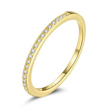 OLIVIE Stříbrný prstýnek GOLD 5367 Velikost prstenů: 6 (EU: 51-53) Ag 925; ≤1 g.