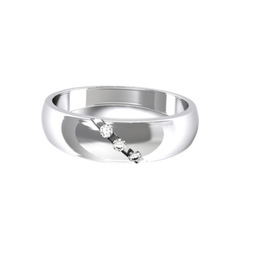 OLIVIE Stříbrný snubní prsten 5417 Velikost prstenů: 5 (EU: 49-50) Ag 925; ≤2,6 g.
