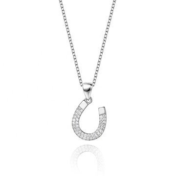 OLIVIE Stříbrný náhrdelník PODKOVA 5522 Ag 925; ≤2,7 g.