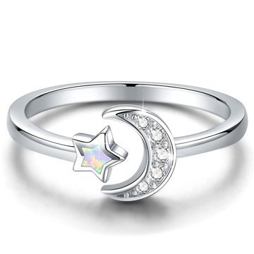 OLIVIE Stříbrný prsten VEČERNICE 5665 Ag 925; ≤1,4 g.