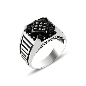 OLIVIE Pánský stříbrný prsten MARKAZIT 5706 Velikost prstenů: 10 (EU: 62-64) Ag 925; ≤8,4 g.