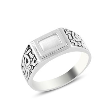 OLIVIE Pánský stříbrný prsten KOČIČÍ OKO 5714 Velikost prstenů: 10 (EU: 62-64) Ag 925; ≤3,8 g.
