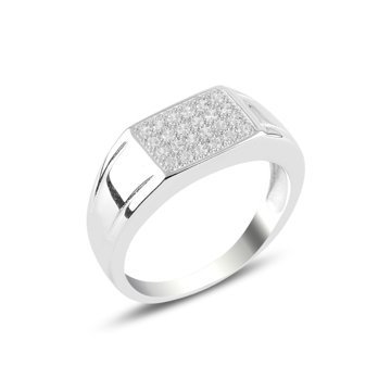 OLIVIE Pánský stříbrný prsten 5716 Velikost prstenů: 10 (EU: 62-64) Ag 925; ≤5 g.