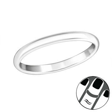 OLIVIE Stříbrný midi prsten 5778 Ag 925; ≤0,7 g.