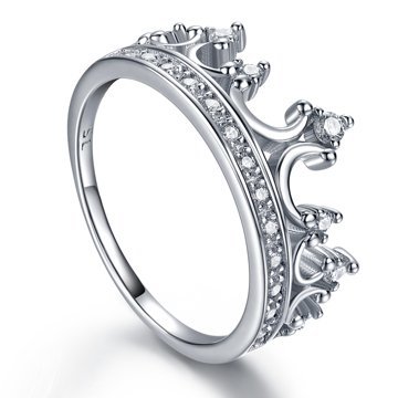 OLIVIE Stříbrný prsten KORUNKA 5793 Velikost prstenů: 10 (EU: 62-64) Ag 925; ≤2,1 g.