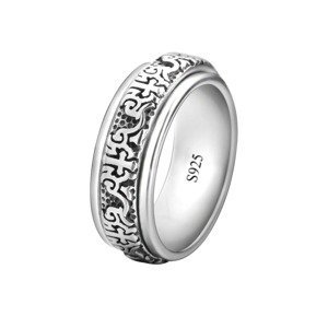 OLIVIE Stříbrný prsten OBRUČ S PÁSKEM 5882 Velikost prstenů: 10 (EU: 62-64) Ag 925; ≤5,6 g.