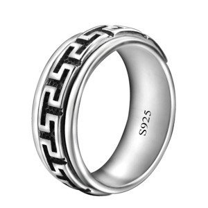 OLIVIE Stříbrný prsten OBRUČ S PÁSKEM 5883 Velikost prstenů: 10 (EU: 62-64) Ag 925; ≤5,9 g.