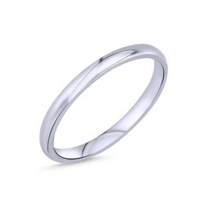 OLIVIE Úzký snubní stříbrný prsten 7139 Velikost prstenů: 11 (EU: 65-67) Ag 925; ≤1,5 g.