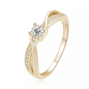 OLIVIE Stříbrný prsten STORY GOLD 7172 Velikost prstenů: 7 (EU: 54-56) Ag 925; ≤1,6 g.