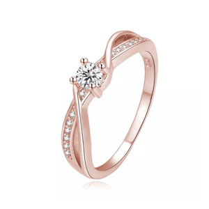 OLIVIE Stříbrný prsten STORY ROSE 7173 Velikost prstenů: 9 (EU: 59-61) Ag 925; ≤1,6 g.