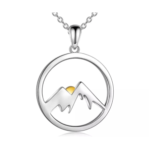 OLIVIE Stříbrný náhrdelník MOUNTAIN 7190 Ag 925; ≤4,4 g.