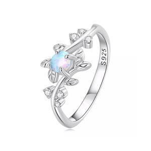 OLIVIE Stříbrný prsten ZASNĚŽENÁ KRAJINA 7201 Velikost prstenů: 6 (EU: 51-53) Ag 925; ≤1,7 g.