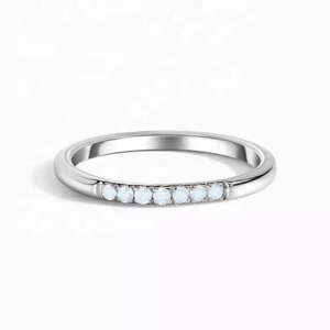 OLIVIE Stříbrný prsten MĚSÍČNÍ KÁMEN 7237 Velikost prstenů: 7 (EU: 54-56) Ag 925; ≤1,7 g.