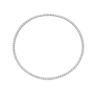 OLIVIE Stříbrný tenisový 45cm/4mm náhrdelník 7289 Ag 925; ≤24 g.