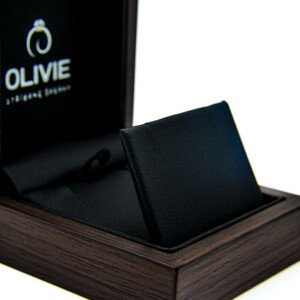 OLIVIE Prémiová dřevěná krabička na náušnice 7444