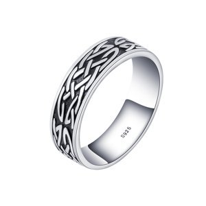 OLIVIE Pánský stříbrný prsten KELTSKÝ UZEL 7453 Velikost prstenů: 8 (EU: 57-58) Ag 925; ≤4,2 g.