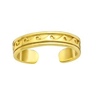 OLIVIE Stříbrný prsten na nohu GOLD 7667 Ag 925; ≤1,1 g.