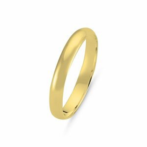 OLIVIE Snubní stříbrný prsten GOLD 7673 Velikost prstenů: 11 (EU: 65-67) Ag 925; ≤2,4 g.