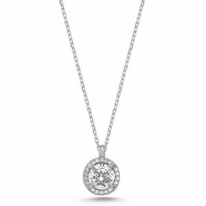 OLIVIE Stříbrný náhrdelník ZIRKON 7690 Ag 925; ≤2,3 g.