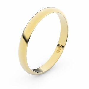 Zlatý snubní prsten FMR 4F30 ze žlutého zlata