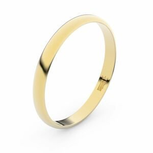 Zlatý snubní prsten FMR 4G25 ze žlutého zlata