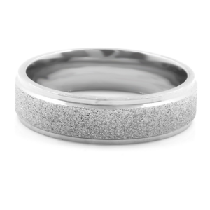 BRUNO Prsten z pískované chirurgické oceli S0396 - velikost 10