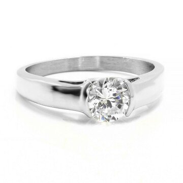 BRUNO Krásný prsten s kamínkem S2656 - velikost 10