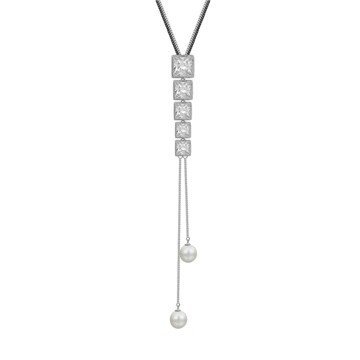 BRUNO Dlouhý náhrdelník s perlami S3368