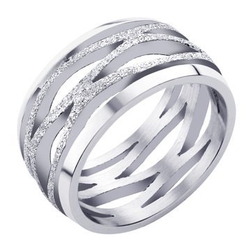 BRUNO Pískovaný prsten SAND S3697 - velikost 4