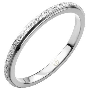BRUNO Jemný prsten s pískováním S4052 - velikost 4 (EU: 46,5 - 48,5)