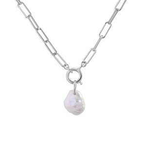 Decadorn Stylový náhrdelník s pravou perlou Sea Chunky