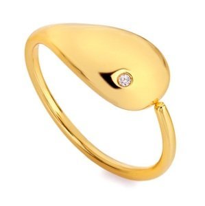 Hot Diamonds Elegantní pozlacený prsten s diamantem Jac Jossa Soul DR282 52 mm