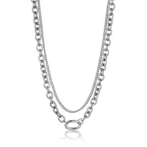 Marc Malone Originální ocelový náhrdelník Hailey Silver Necklace MCN23108S