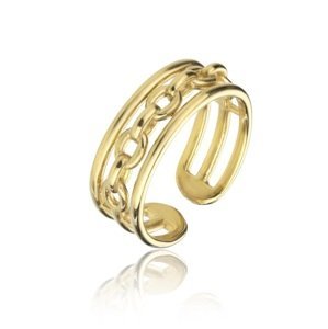 Marc Malone Otevřený pozlacený prsten Madeline Gold Ring MCR23001G
