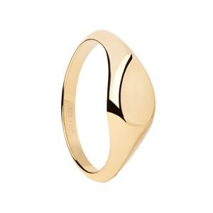 PDPAOLA Nadčasový pozlacený prsten Devi Vanilla AN01-A53 48 mm