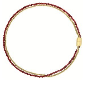 BREIL Dvojitý náhrdelník s achátem Magnetica System TJ3487