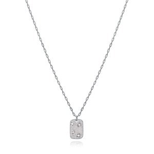 Viceroy Stříbrný náhrdelník s čirými zirkony Elegant 13178C000-30