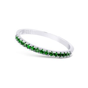 Cutie Diamonds Prsten z bílého zlata se smaragdy DZ6484-1670-SM-X-2 50 mm