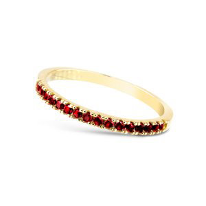 Cutie Diamonds Prsten ze žlutého zlata s rubíny DZ6484-1670-RU-X-1 48 mm