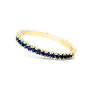 Cutie Diamonds Prsten ze žlutého zlata se safíry DZ6484-1670-SF-X-1 60 mm